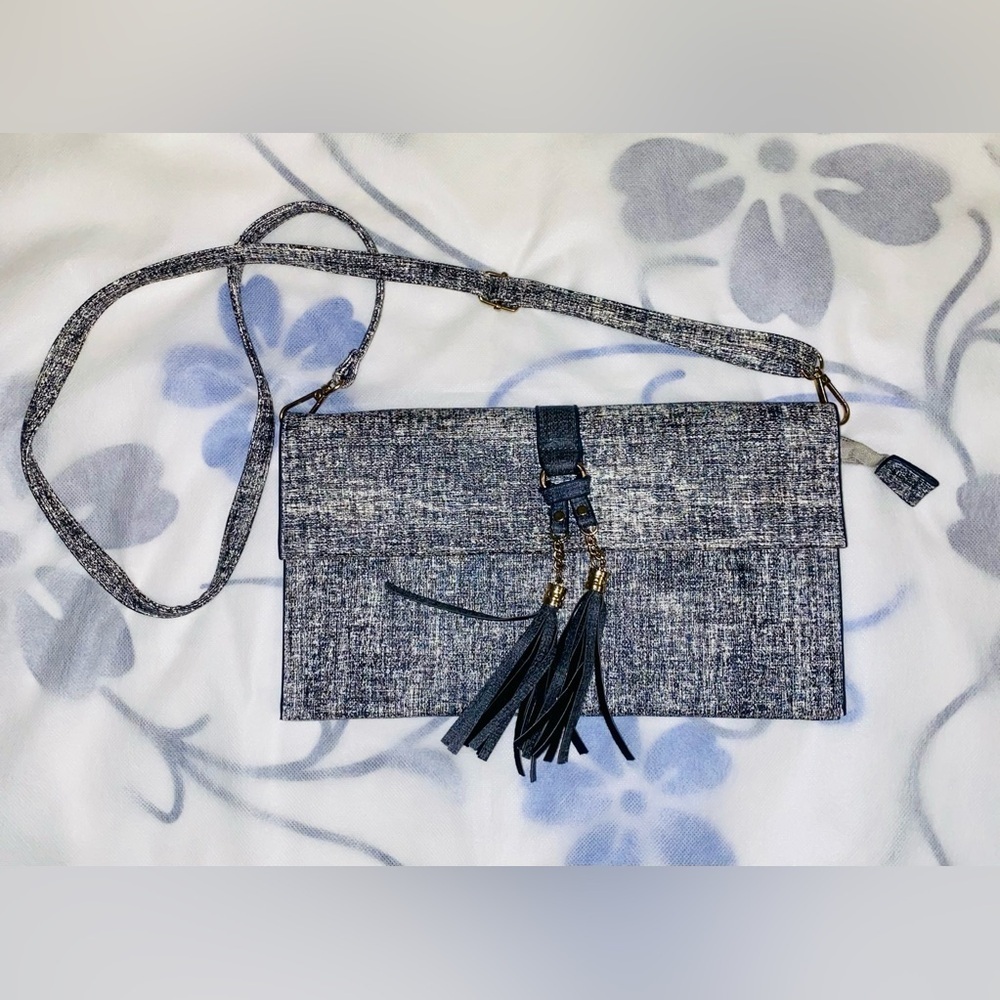 🫶🏻Stylish🫶🏻 Gray Crossbody Bag-Clutch 🫶🏻